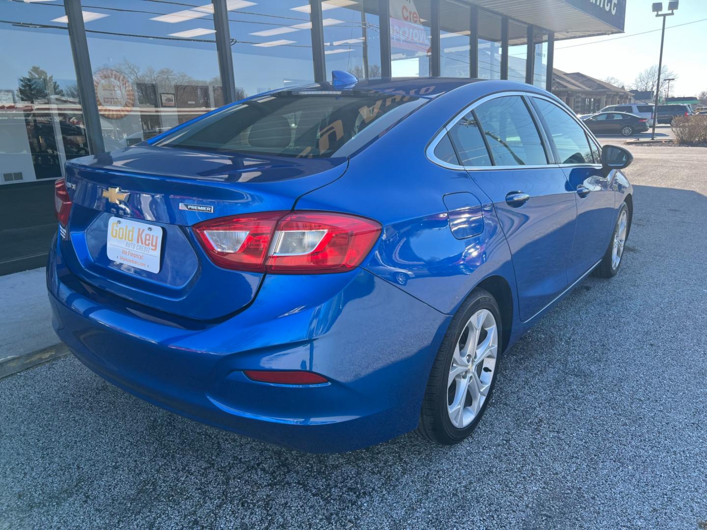 2016 Blue Ray Metallic Chevrolet Cruze Premier Auto (1G1BG5SM3G7) with an 1.4L L4 DOHC 16V TURBO engine, 6-Speed Automatic transmission, located at 1633 W Kimberly, Davenport, IA, 52806, (563) 323-5341, 41.559456, -90.598732 - Photo#3